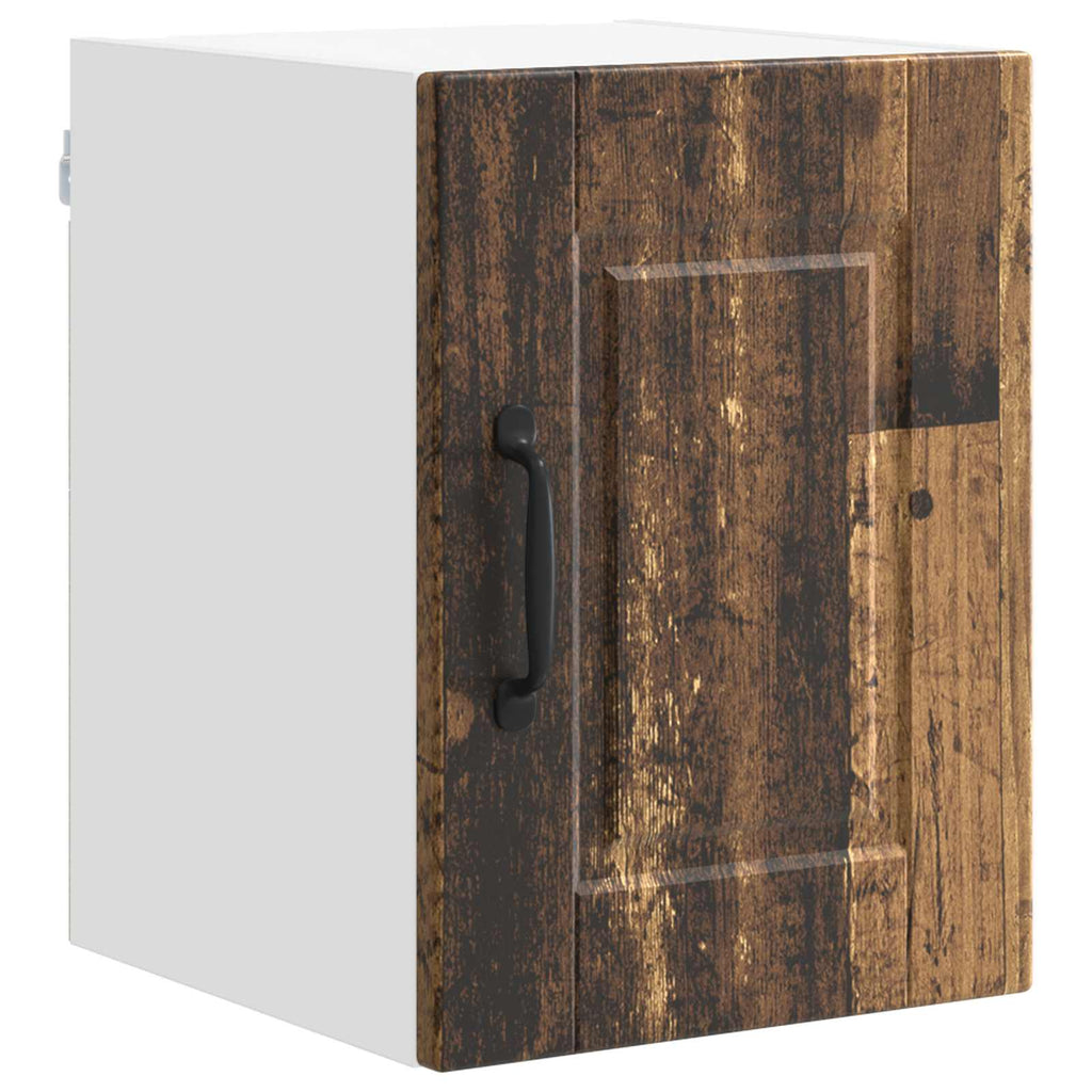 vidaXL Wandschrank PORTO 2 pcs Altholz 30 x 31 x 40 cm Holzwerkstoff