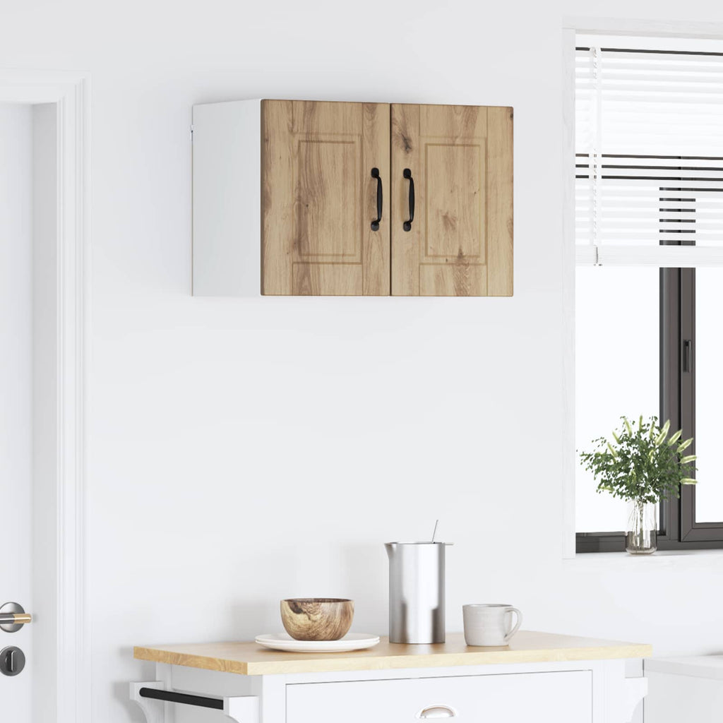 vidaXL Wandschrank PORTO 2 pcs Artisan-Eiche 30 x 31 x 40 cm