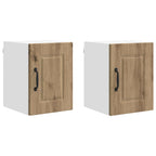 vidaXL Wandschrank PORTO 2 pcs Artisan-Eiche 30 x 31 x 40 cm