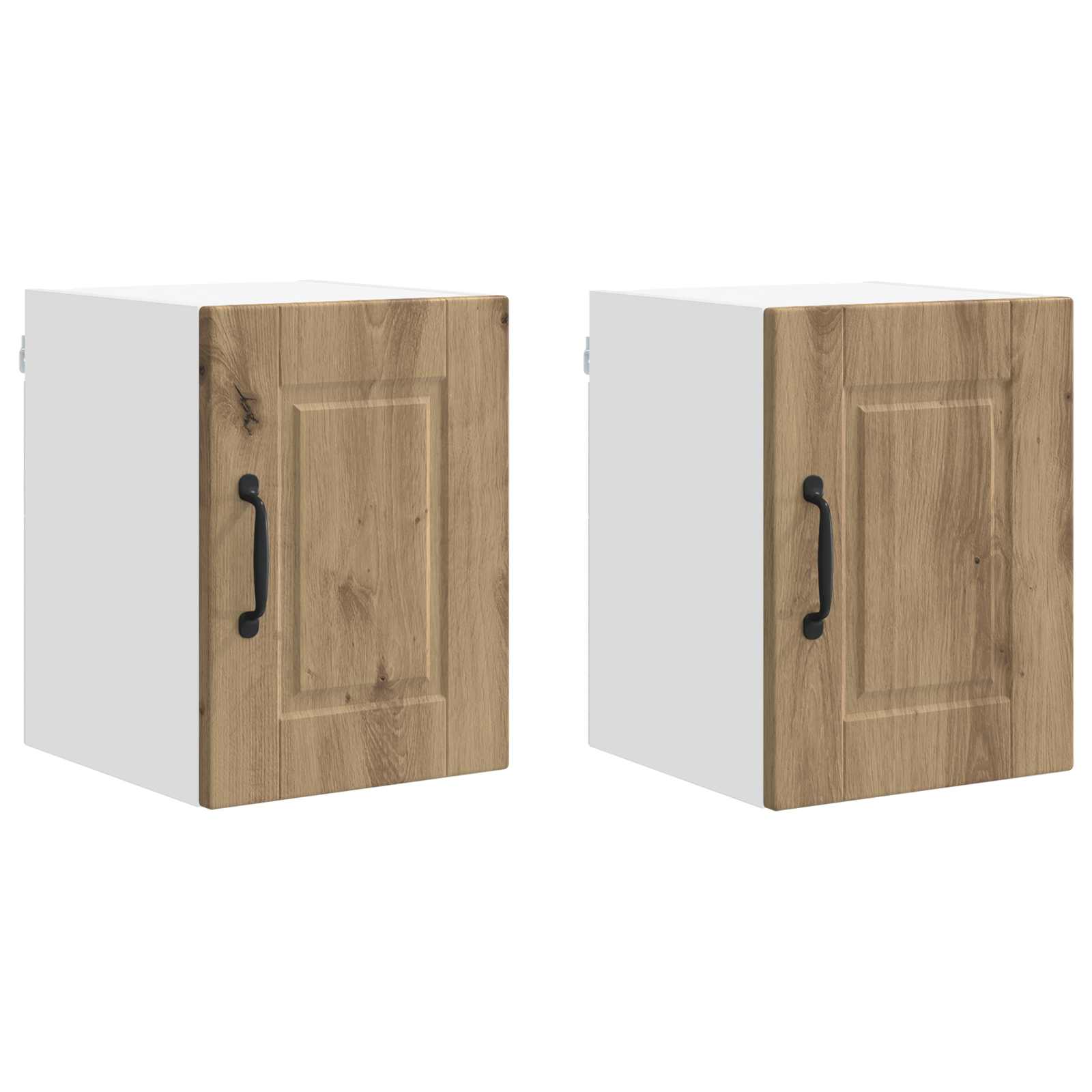 vidaXL Wandschrank PORTO 2 pcs Artisan-Eiche 30 x 31 x 40 cm