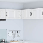 vidaXL Wand-Eckschrank PORTO Weiß 57 x 57 x 40 cm Holzwerkstoff