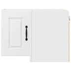 vidaXL Wand-Eckschrank PORTO Weiß 57 x 57 x 40 cm Holzwerkstoff