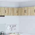 vidaXL Wand-Eckschrank PORTO Sonoma-Eiche 57 x 57 x 40 cm
