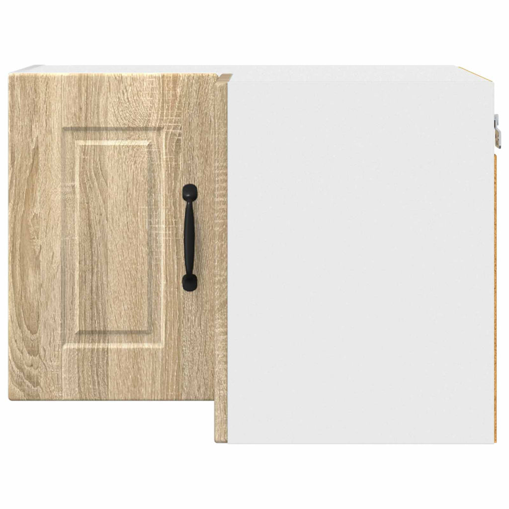 vidaXL Wand-Eckschrank PORTO Sonoma-Eiche 57 x 57 x 40 cm