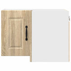 vidaXL Wand-Eckschrank PORTO Sonoma-Eiche 57 x 57 x 40 cm