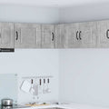 vidaXL Wand-Eckschrank PORTO Beton Grau 57 x 57 x 40 cm Holzwerkstoff