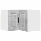 vidaXL Wand-Eckschrank PORTO Beton Grau 57 x 57 x 40 cm Holzwerkstoff