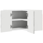 vidaXL Wand-Eckschrank PORTO Beton Grau 57 x 57 x 40 cm Holzwerkstoff
