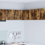 vidaXL Wand-Eckschrank PORTO Geräucherte Eiche 57 x 57 x 40 cm