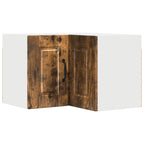 vidaXL Wand-Eckschrank PORTO Geräucherte Eiche 57 x 57 x 40 cm