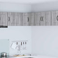 vidaXL Wand-Eckschrank PORTO Graues Sonoma 57 x 57 x 40 cm