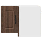 vidaXL Wand-Eckschrank PORTO Braun Eichen-Optik 57 x 57 x 40 cm
