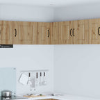 vidaXL Wand-Eckschrank PORTO Artisan-Eiche 57 x 57 x 40 cm