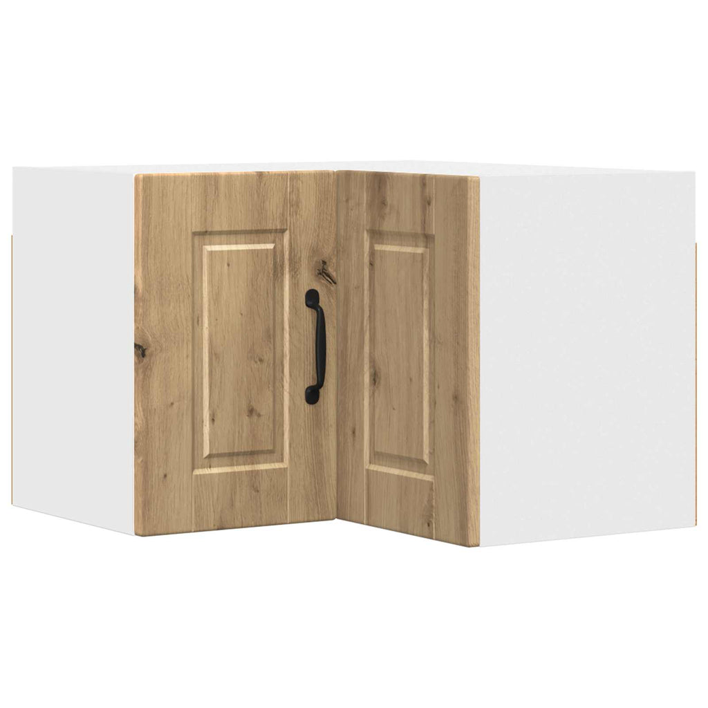 vidaXL Wand-Eckschrank PORTO Artisan-Eiche 57 x 57 x 40 cm