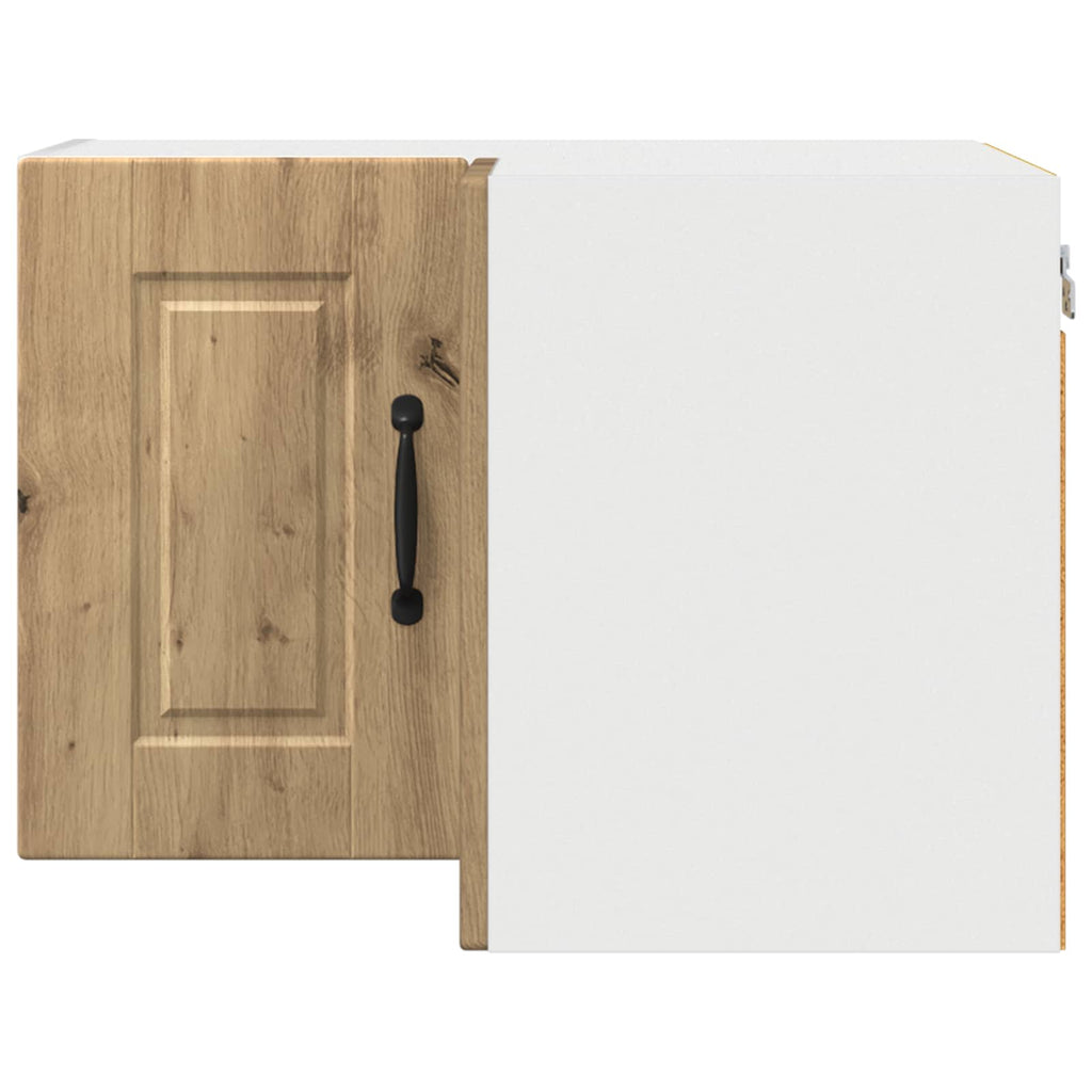 vidaXL Wand-Eckschrank PORTO Artisan-Eiche 57 x 57 x 40 cm