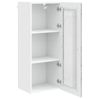 vidaXL Wandglas-Schrank PORTO Beton Grau 40 x 31 x 100 cm