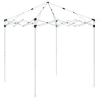 vidaXL Pop-up Partyzelt 195 x 195 x 245 cm Creme Oxford-Stoff