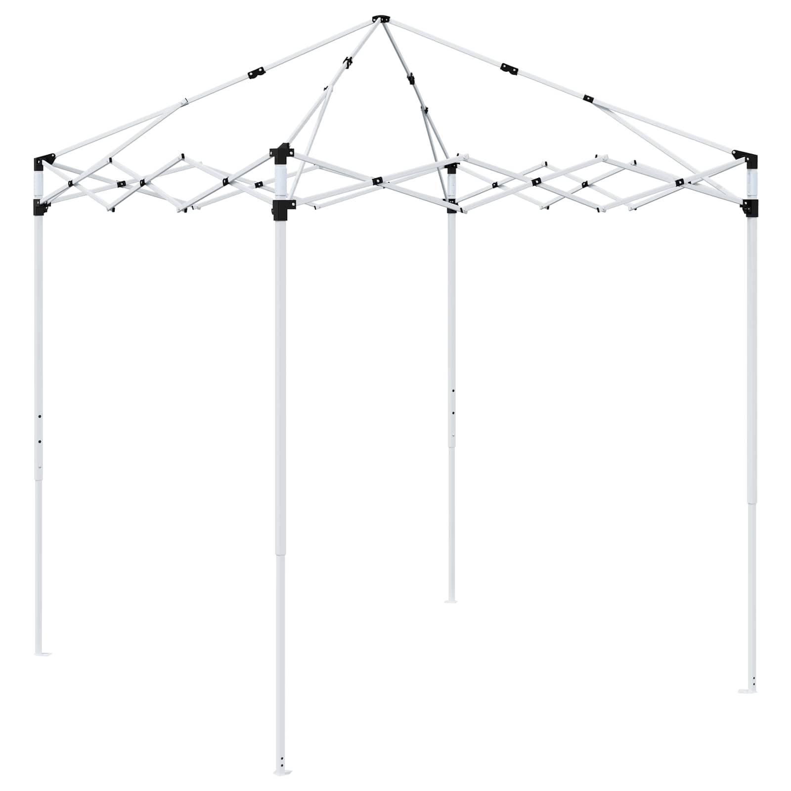 vidaXL Pop-up Partyzelt 195 x 195 x 245 cm Creme Oxford-Stoff
