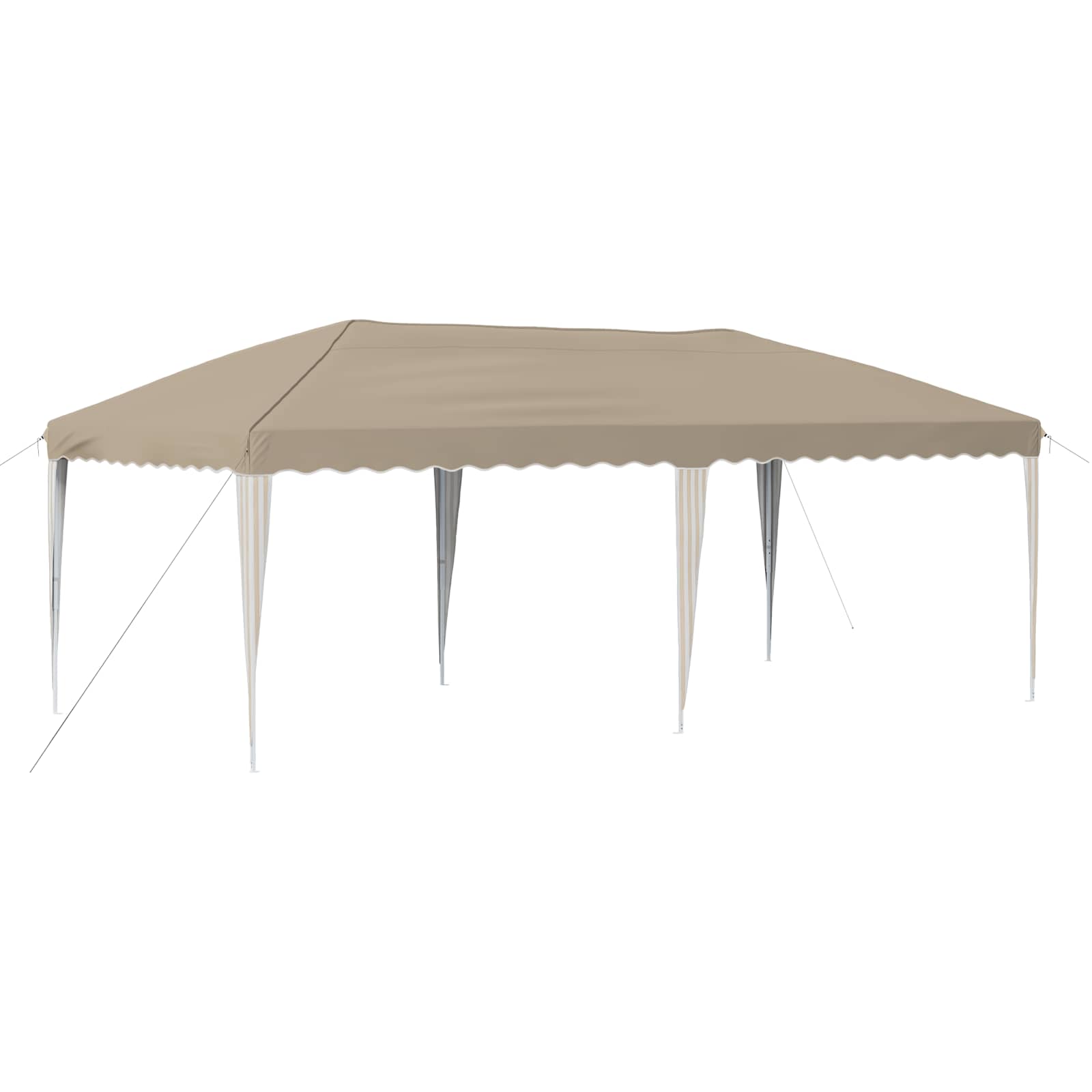 vidaXL Pop-up Partyzelt 575 x 290 x 245 cm Creme