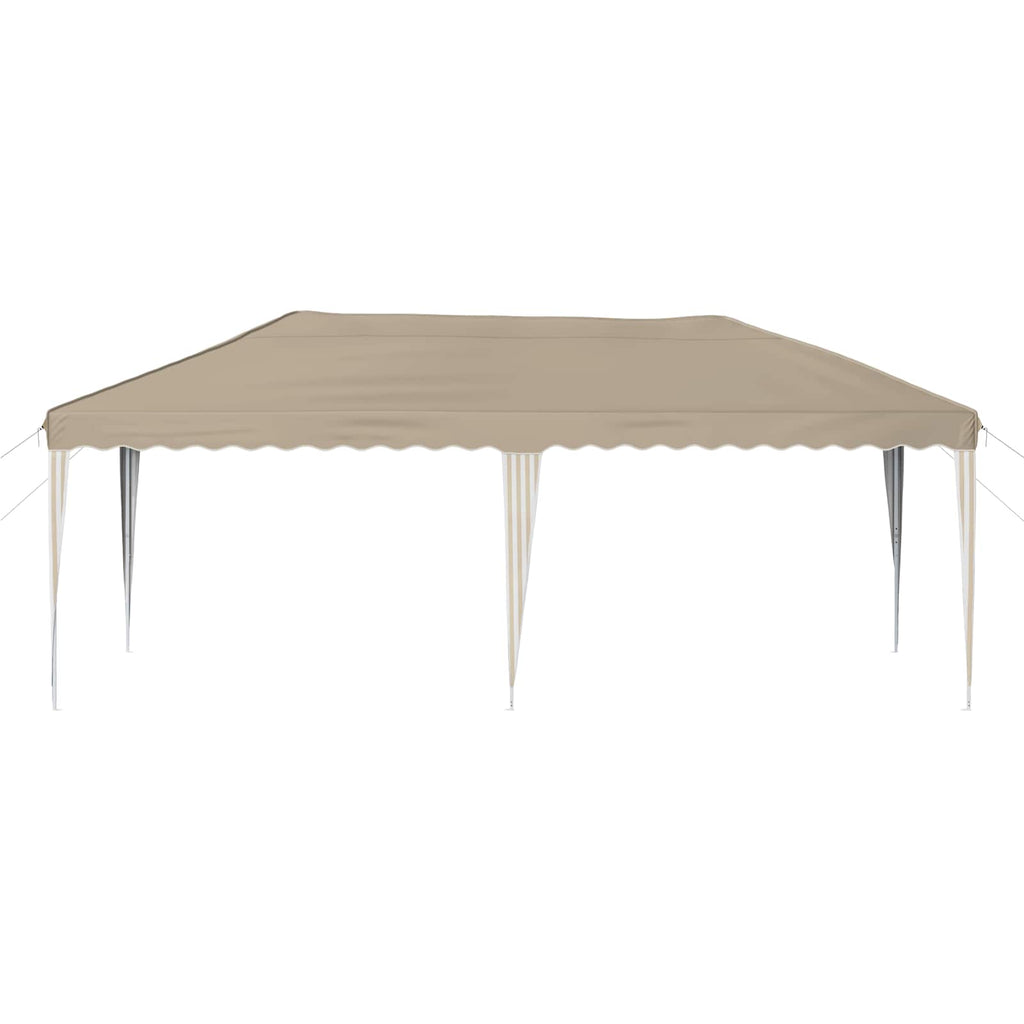 vidaXL Pop-up Partyzelt 575 x 290 x 245 cm Creme