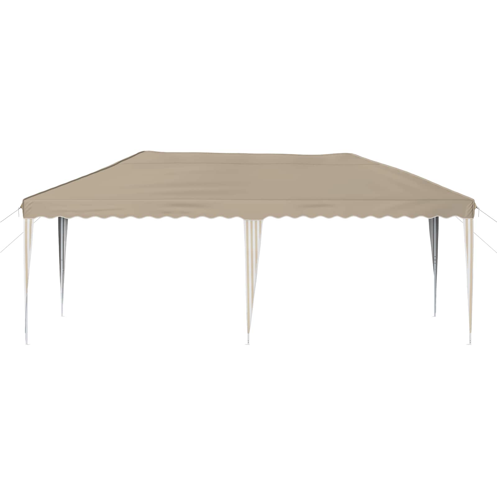 vidaXL Pop-up Partyzelt 575 x 290 x 245 cm Creme