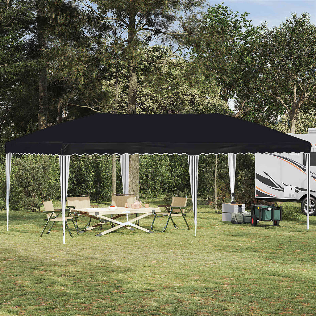 vidaXL Pop-up Partyzelt 575 x 290 x 245 cm Antrazit