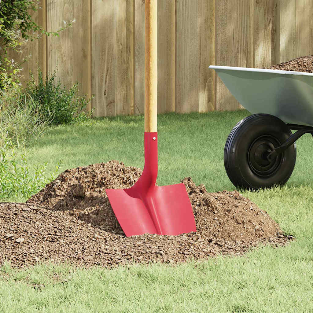 vidaXL Schaufelkopf 4 pcs Rot 39,5 x 27,5 cm Pulverbeschichteter Stahl