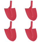 vidaXL Schaufelkopf 4 pcs Rot 39,5 x 27,5 cm Pulverbeschichteter Stahl
