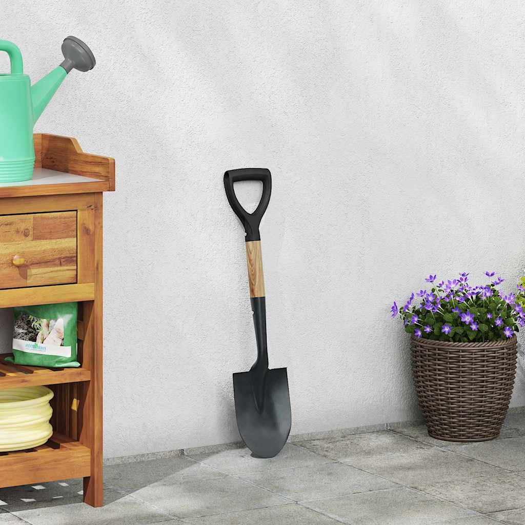 vidaXL Schaufel Schwarz 68,5 cm