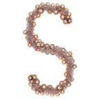 vidaXL Weihnachtskugelgirlande Roségold 186 cm Polystyrol
