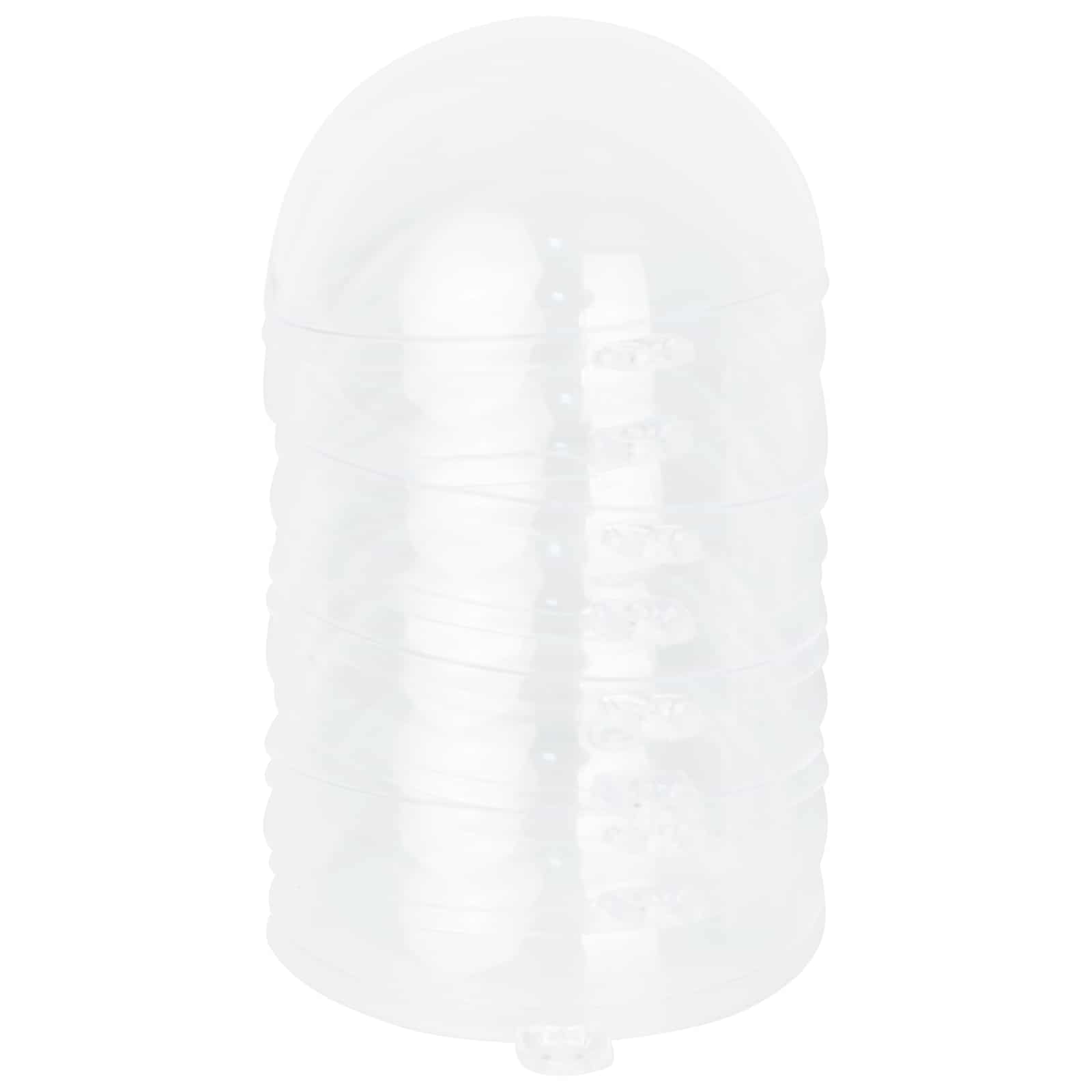 vidaXL Weihnachtskugel-Set 50 pcs Transparent Ø 5 cm Kunststoff