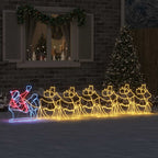 vidaXL Weihnachtsdekoration Mehrfarbig 69 x 79 cm PVC