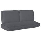 vidaXL Kissenset 3 pcs Anthrazit Oxford-Stoff