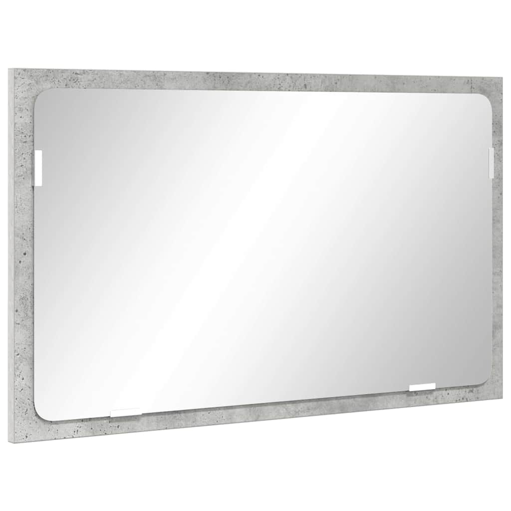 vidaXL Badezimmermöbel-Set Beton Grau 60 x 38,3 x 45 cm Holzwerkstoff
