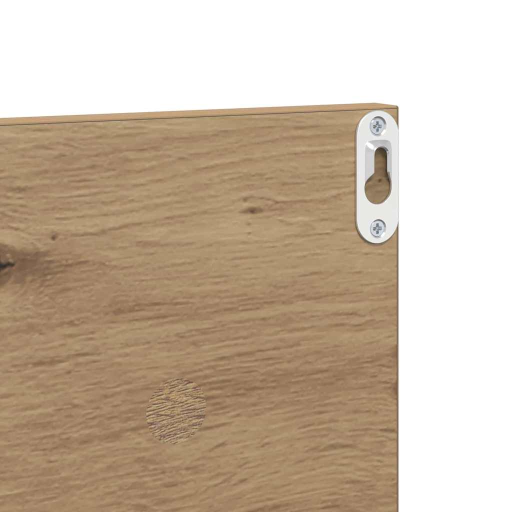 vidaXL Wandregale 4 pcs Artisan-Eiche 80 x 11,5 x 18 cm Holzwerkstoff