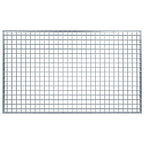 vidaXL Gitter Silber 30 x 30 x 2 cm Feuerverzinkter Stahl