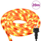 vidaXL Lichtseil mit 480 LEDs Warmes Weiß 20 m PVC