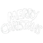 vidaXL Weihnachtsschild mit 240 LEDs Mehrfarbig 99,5 x 54 cm PVC