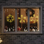 vidaXL Weihnachtsschneemann mit 252 LEDs Warmes Weiß 44,5 x 38 cm PVC