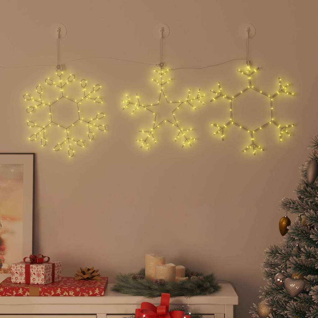 vidaXL Weihnachtsschneemann mit 252 LEDs Warmes Weiß 44,5 x 38 cm PVC