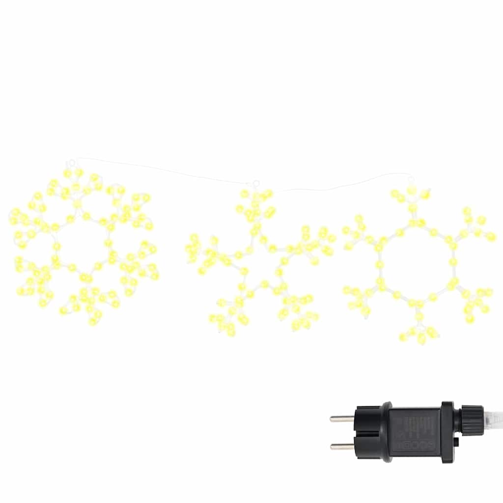vidaXL Weihnachtsschneemann mit 252 LEDs Warmes Weiß 44,5 x 38 cm PVC