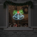 vidaXL Weihnachtsglocke mit 144 LEDs Mehrfarbig 57 x 47,5 cm PVC