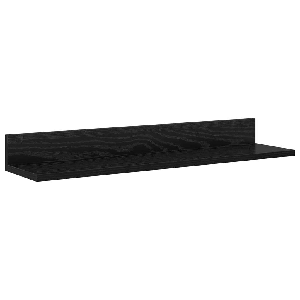vidaXL TV-Schrankset 4 pcs Schwarz Eichen-Optik Holzwerkstoff