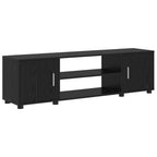 vidaXL TV-Schrankset 4 pcs Schwarz Eichen-Optik Holzwerkstoff