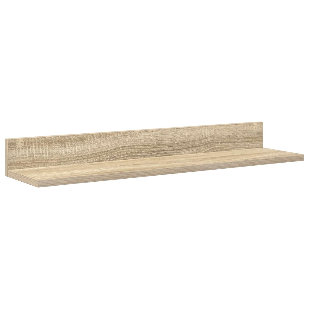 vidaXL TV-Schrankset Wandmontiert 4 pcs Sonoma-Eiche Holzwerkstoff