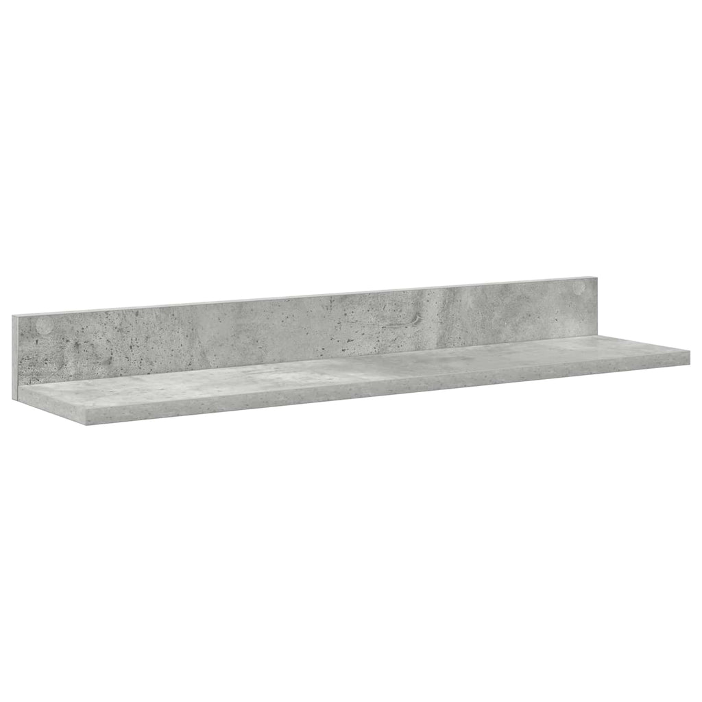 vidaXL TV-Schrankset Wandmontiert 4 pcs Beton Grau Holzwerkstoff