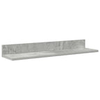 vidaXL TV-Schrankset Wandmontiert 4 pcs Beton Grau Holzwerkstoff