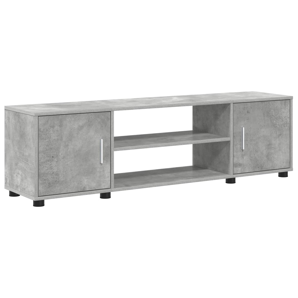 vidaXL TV-Schrankset Wandmontiert 4 pcs Beton Grau Holzwerkstoff