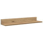 vidaXL TV-Schrankset Wandmontiert 4 pcs Artisan-Eiche Holzwerkstoff
