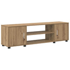 vidaXL TV-Schrankset Wandmontiert 4 pcs Artisan-Eiche Holzwerkstoff